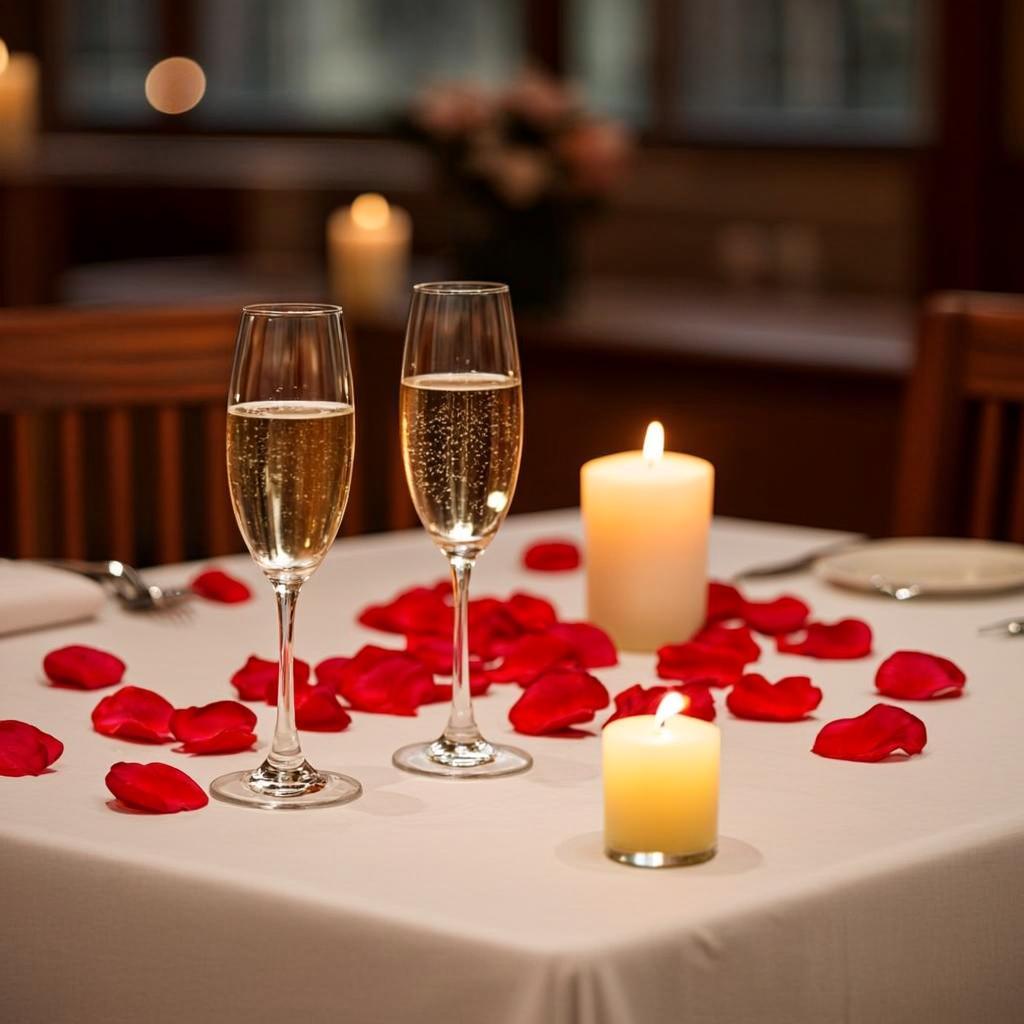 Romantic Dinner Setting